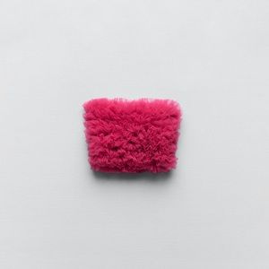 ZARA NEW WOMAN OFF-SHOULDER CROP KNIT TOP  SIZE S (NEW WITH TAGS)